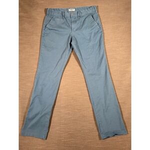 Express Finn Slim Fit Pants Mens 34x34 Blue Gray Chino Chinos RN 55285